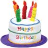 Beistle Plush Birthday Cake Hat