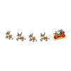 Beistle Santa and Sleigh Streamer