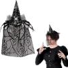 Beistle Spider Witch Hat Headband with Veil