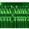 Beistle Table Skirt, Red Metallic Fringe Tableware for Banquets & Festive Occasions, Party Decor & Christmas Theme Decorations, 30″ x 14′(Green – a)