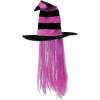Beistle Witch Hat w/Hot Pink Hair