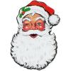 Display Santa Face Cutout