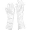 Evening Gloves (white) Party Accessory  (1 count) (1 Pair/Pkg)