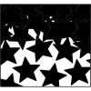 Fanci-Fetti Stars (gold) Party Accessory  (1 count) (1 Oz/Pkg)(Black)