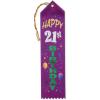 Happy 21st Birthday Award Ribbon