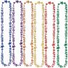 Happy 21st Birthday Beads-Of-Expression (asstd B/G/GD/O/PL/R) Party Accessory  (1 count) (1/Card)