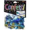 My 1st Birthday Rosette in Blue(Blue Confetti)