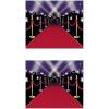Red Carpet Insta-Mural Party Accessory (1 count) (1/Pkg)(2 piece)