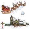 Santa’s Sleigh & Workshop Props(Red)