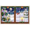 Snowy Christmas Insta-View Party Accessory (1 count) (1/Pkg)(1 piece)