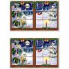 Snowy Christmas Insta-View Party Accessory (1 count) (1/Pkg)(2 piece)