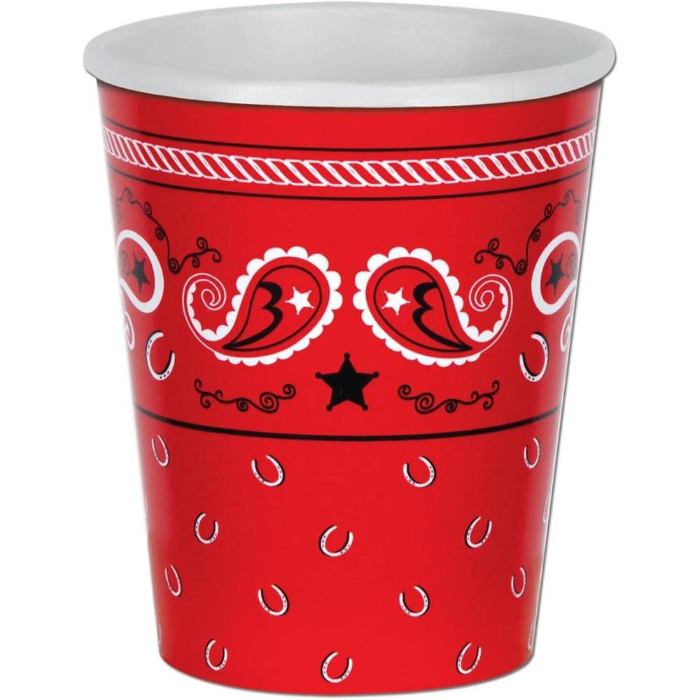imageBandana Beverage Cups9 Ounces