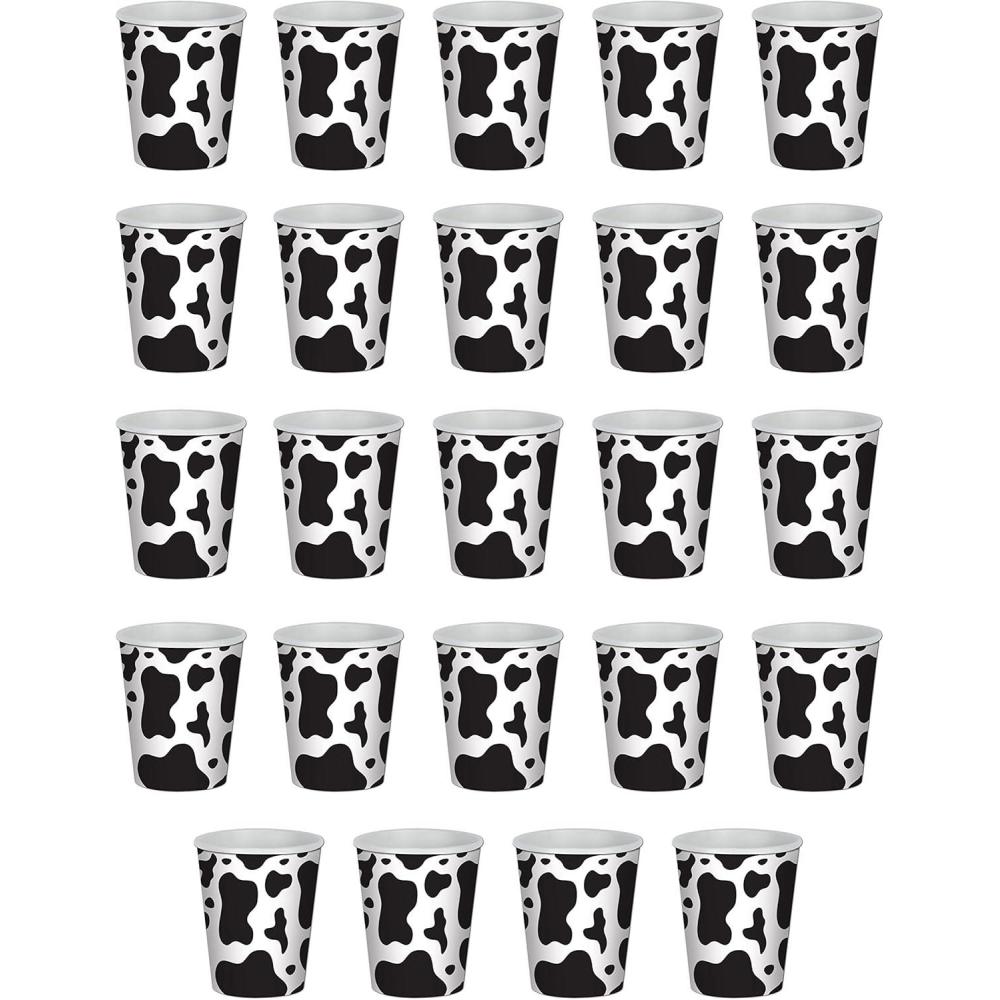 imageBeistle  24 Piece Cow Print Beverage Cups 9 Ounces24 piece