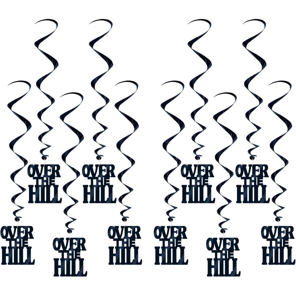 imageBeistle 10 Piece Over The Hill Party Decorations Hanging Swirls Whirls