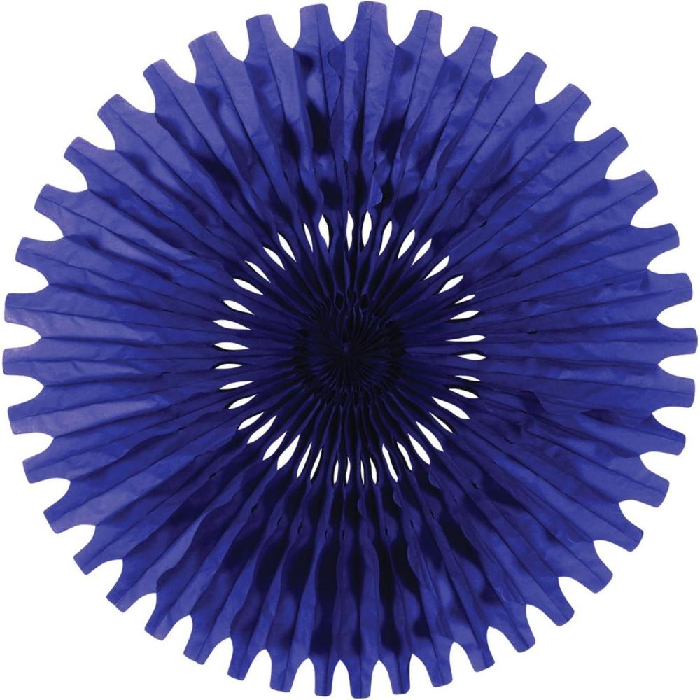 imageBeistle 12 Piece Fall Tissue Paper Fan Decorations For Thanksgiving And Autumn CelebrationsBlue