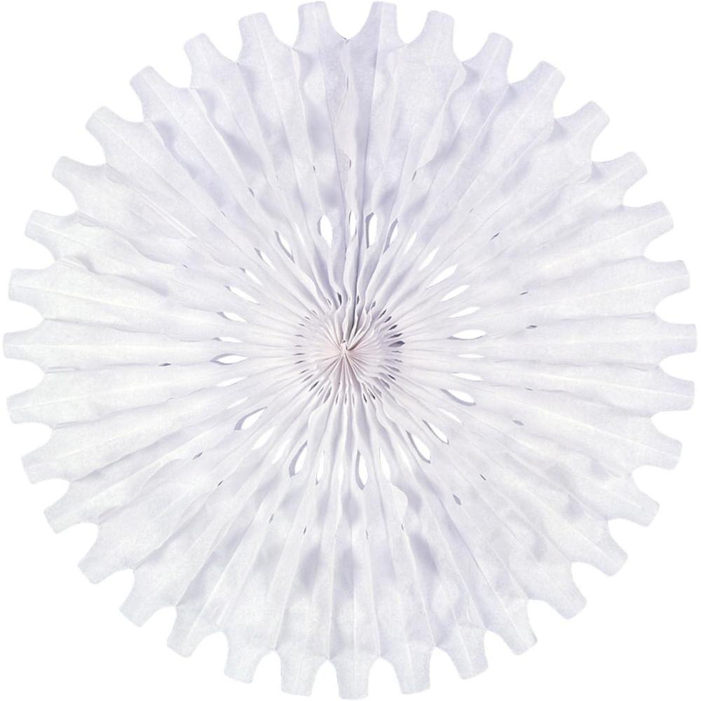 imageBeistle 12 Piece Fall Tissue Paper Fan Decorations For Thanksgiving And Autumn CelebrationsWhite