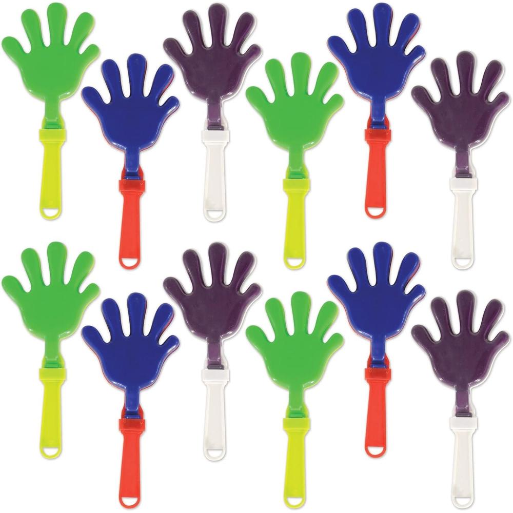 imageBeistle 12Pack Hand Clappers 712Inch