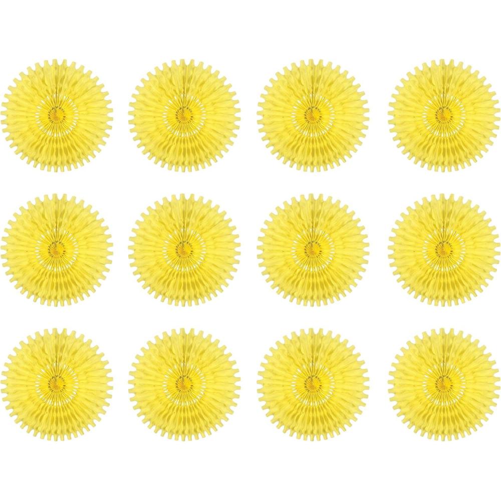 imageBeistle 12Piece Tissue Fans 25Inch
