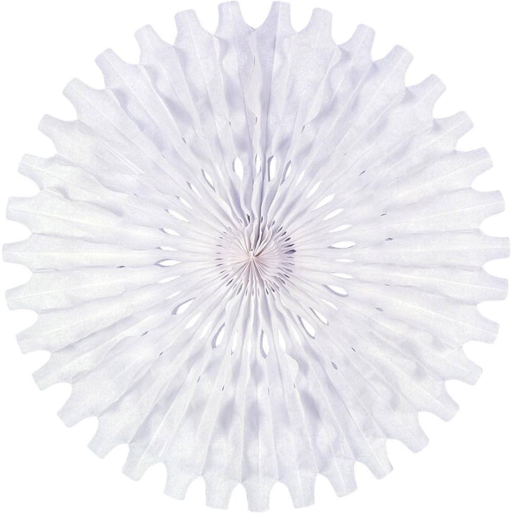 imageBeistle 12Piece Tissue Fans 25InchWhite
