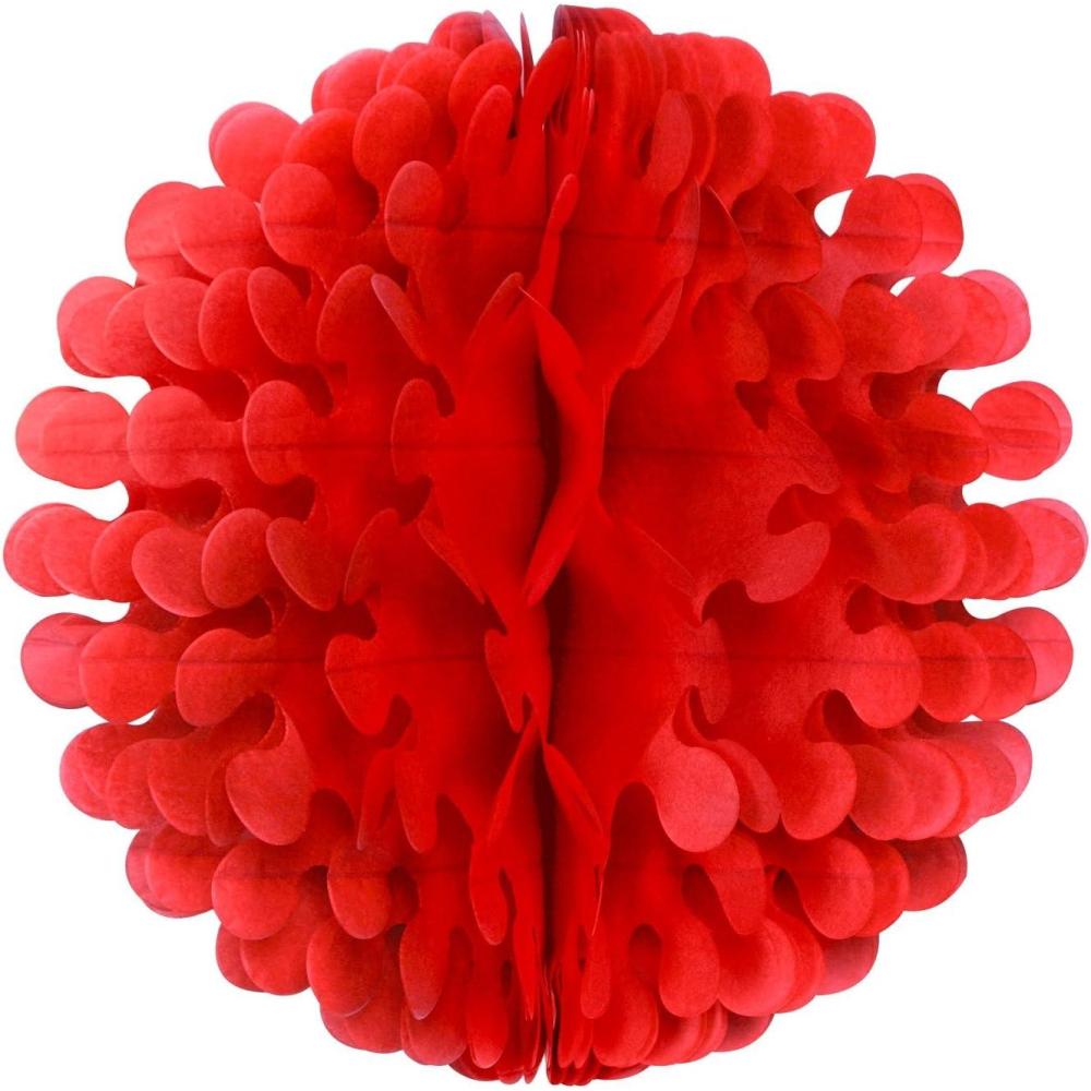 imageBeistle 1Pack Tissue Flutter Ball 14Inch Red