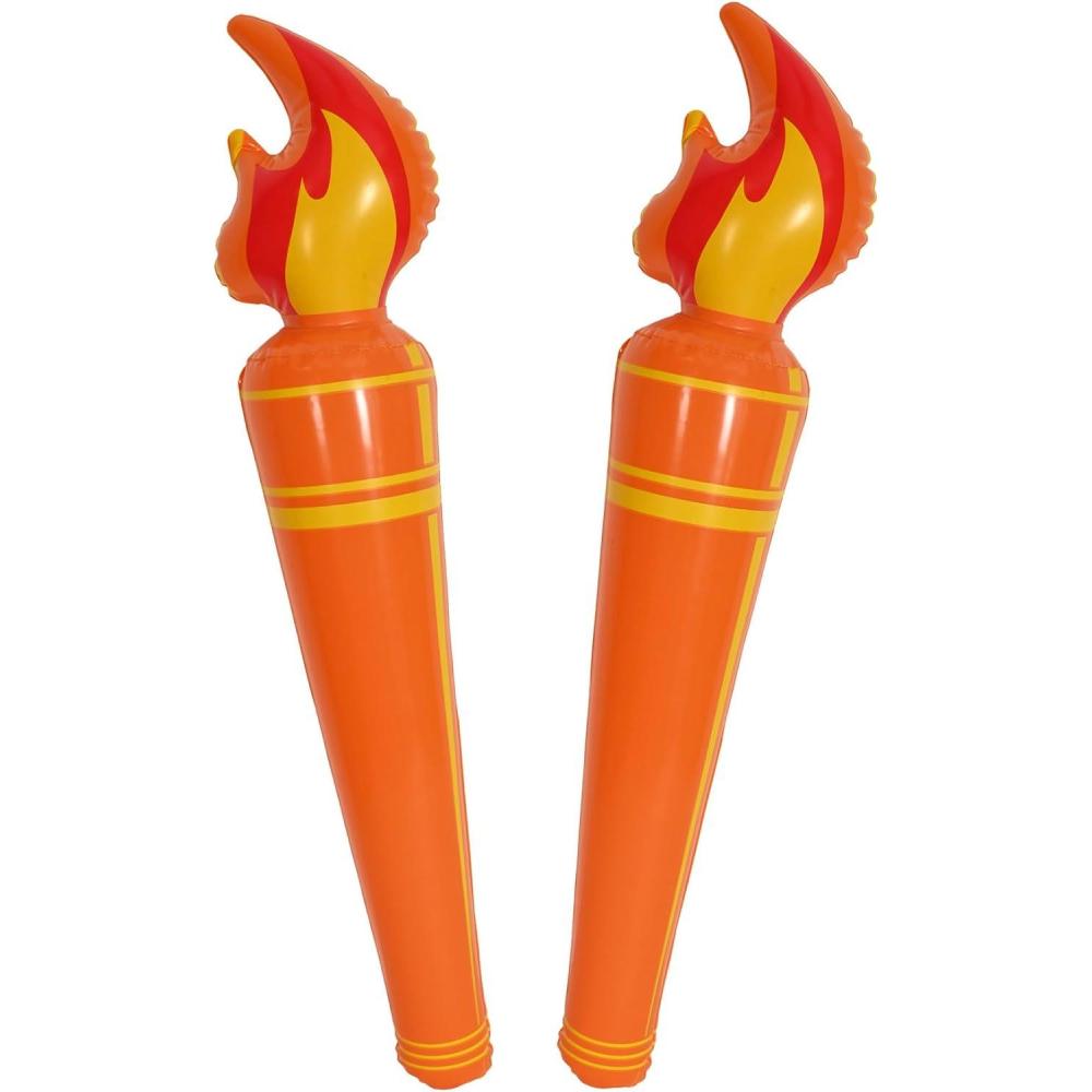 imageBeistle 2 Piece 245 Inflatable Flame Torches for Luau Theme and International Sports Parties