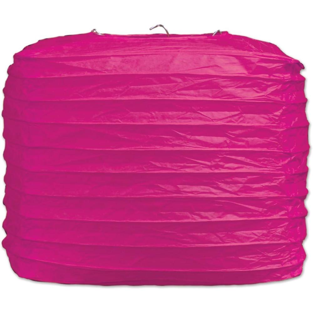 imageBeistle 2 Piece 8quot Square Paper Lanterns PurpleCerise