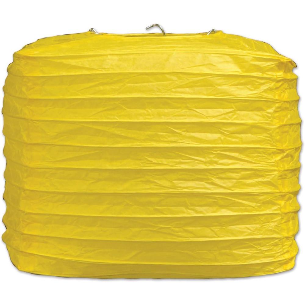 imageBeistle 2 Piece 8quot Square Paper Lanterns PurpleYellow