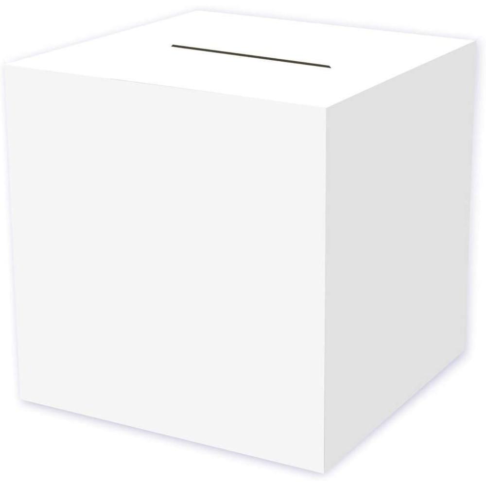imageBeistle 2 Piece AllPurpose White Gift Card Boxes For Wedding Receptions Anniversaries Birthday Parties And GraduationsAllPurpose ReceivingBox
