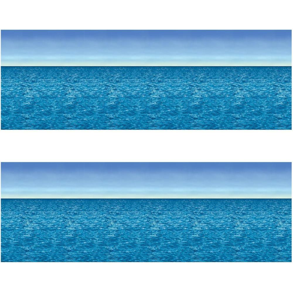 imageBeistle 2 Piece Ocean ampamp Sky Wall Backdrops Photography Backgrounds Tropical Party Decorations Celebrating With You Since 1900