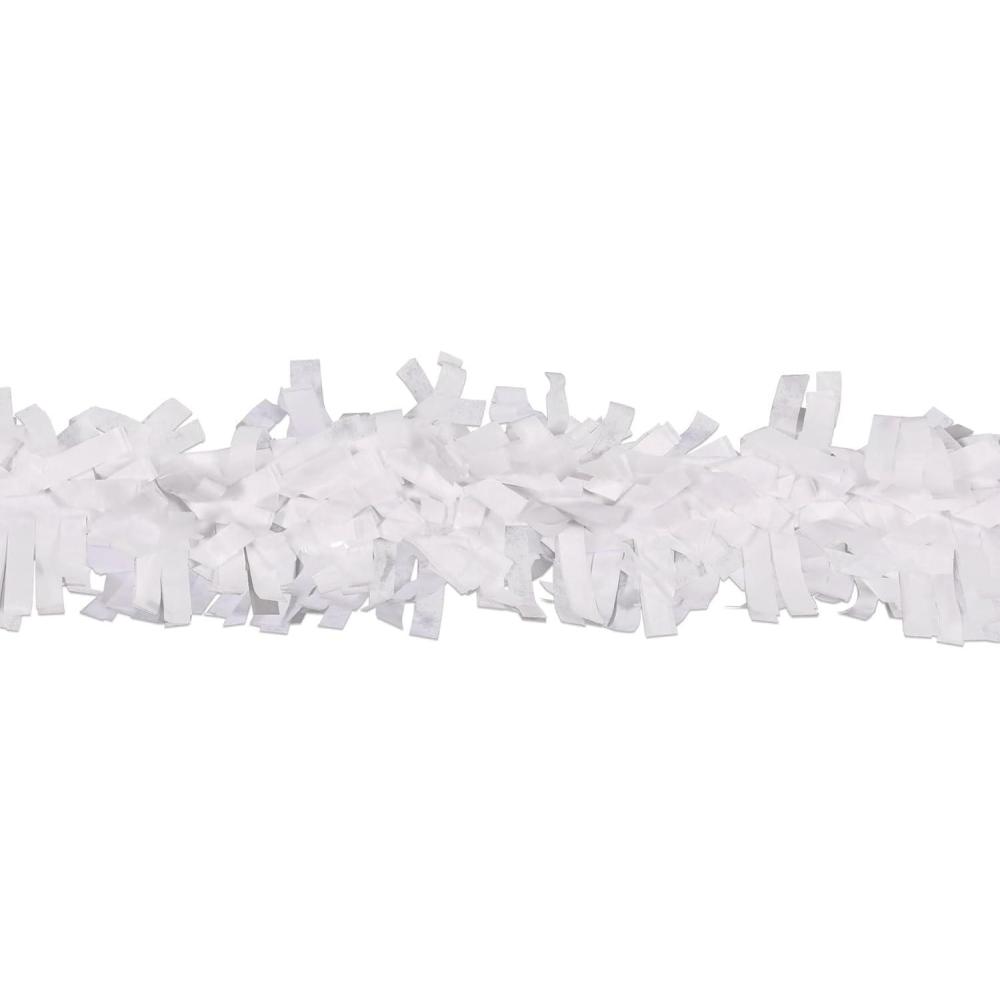 imageBeistle 24Piece Tissue Festooning in Pink Decorative Wall Hanging for Birthday Bridal or Baby Shower Anniversary Events Parties 25White
