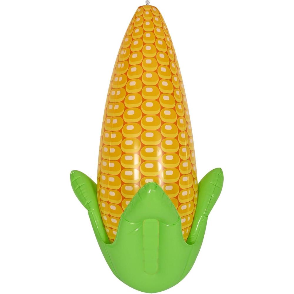 imageBeistle 24quot x 13quot Plastic Inflatable Corn Cob for Farm Theme Decorations Autumn Harvest Fall Party Dcor and Supplies