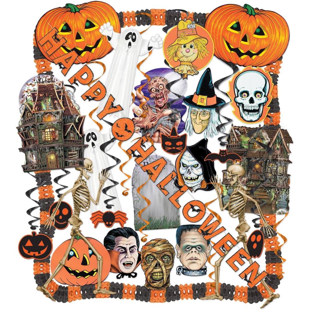 imageBeistle 26 CT Halloween Decorating Kit