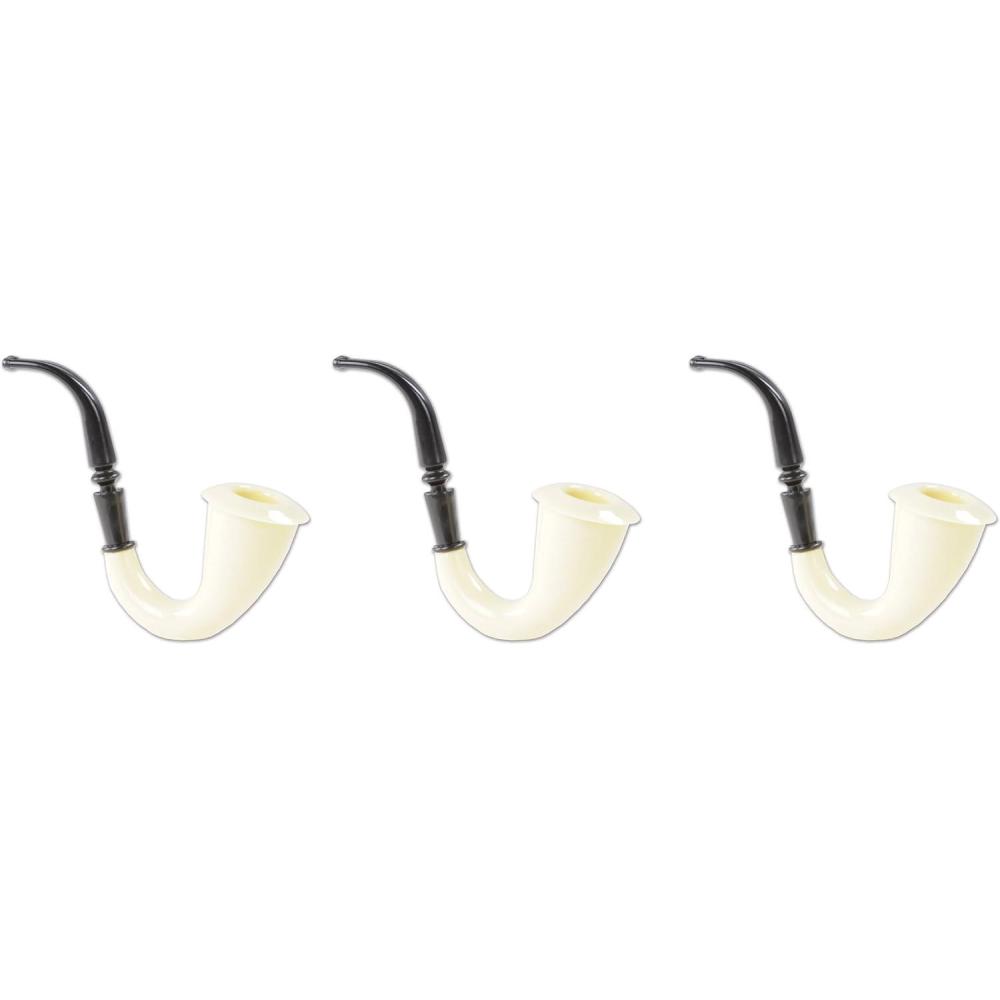 imageBeistle 3Piece Sherlock Pipes 5 BlackWhite