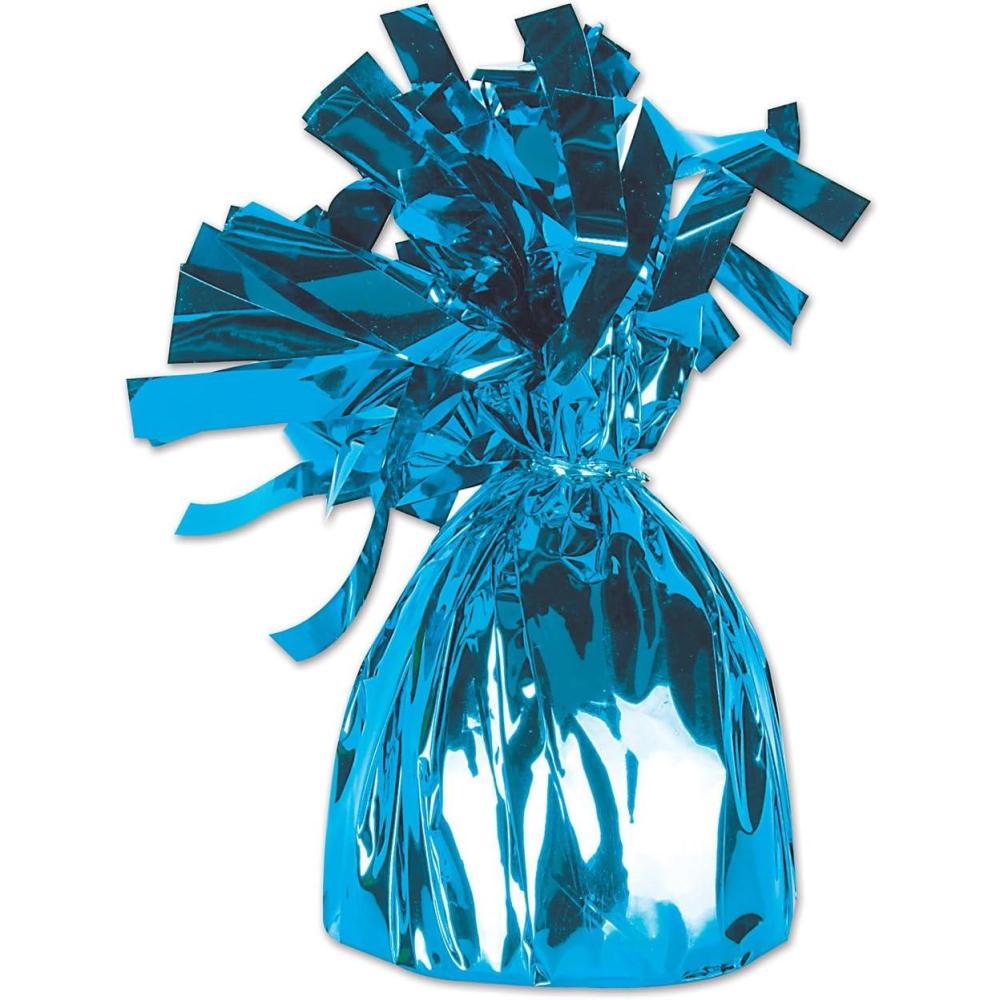 imageBeistle 50804LB Metallic Wrapped Balloon Weights Pack of 12