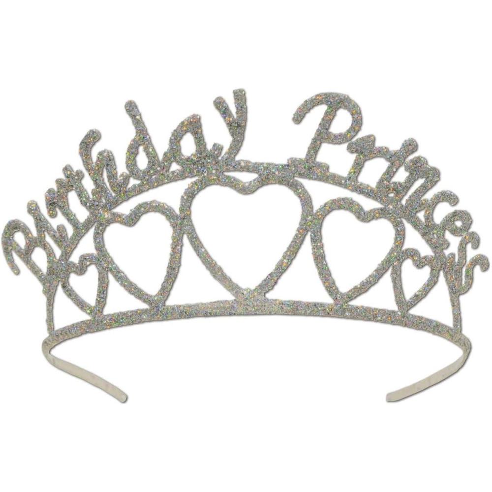 imageBeistle 60631 Glittered Metal Birthday Princess Tiara