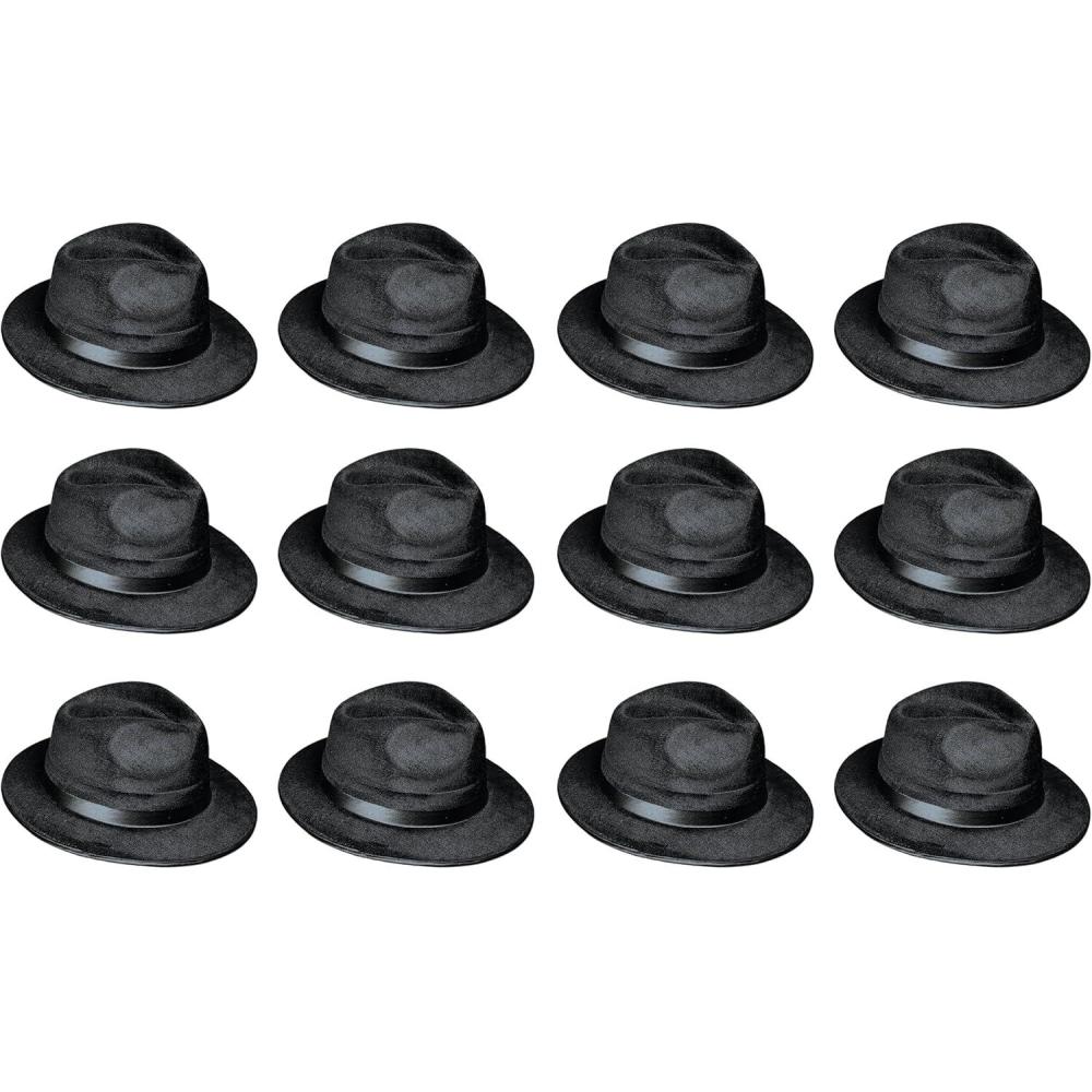 imageBeistle 60743 12Piece BK VelFelt Fedora