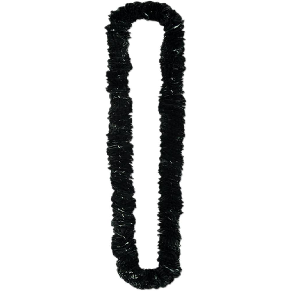 imageBeistle 66355 144Piece BK SoftTwist Poly Leis 112Inch by 36Inch