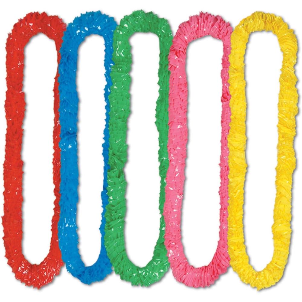 imageBeistle 66357 144Piece SoftTwist Poly Leis 214Inch by 36Inch