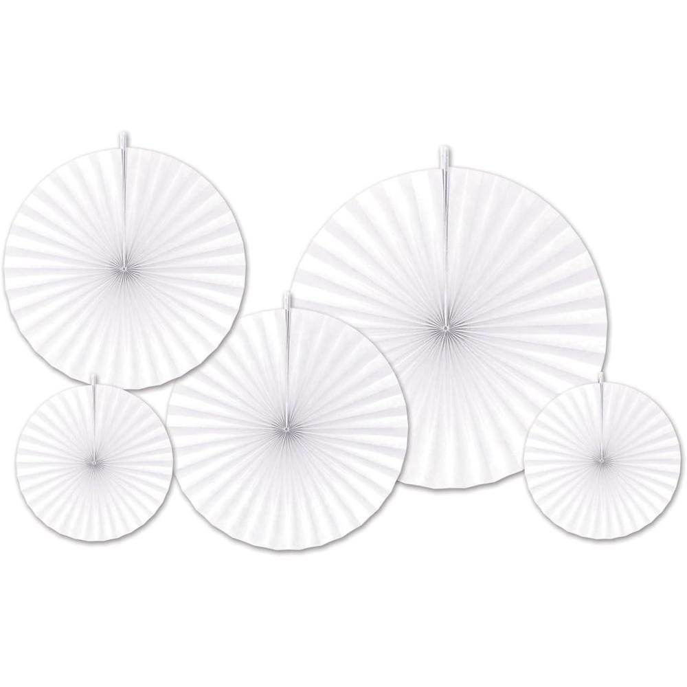 imageBeistle Accordion White Paper Fans
