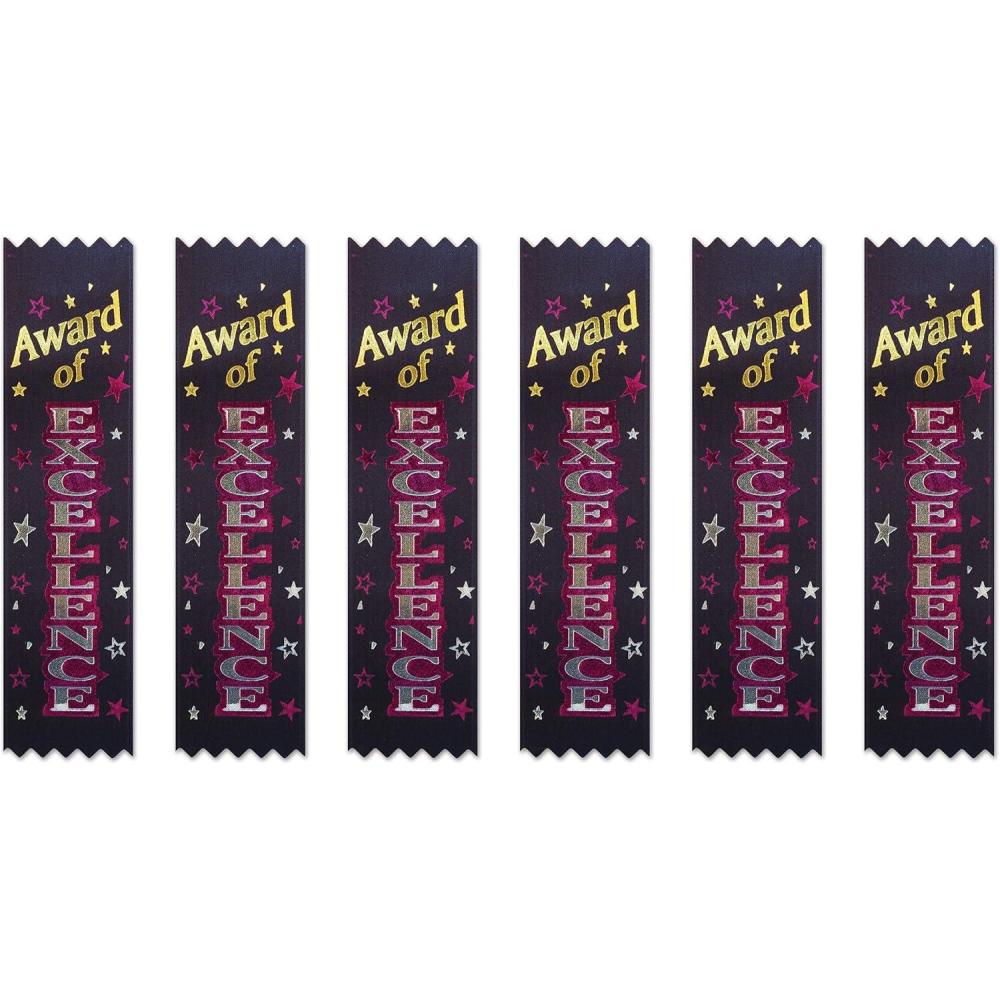 imageBeistle Award of Excellence Value Ribbons 112 by 614Inch 30PackMulticolored