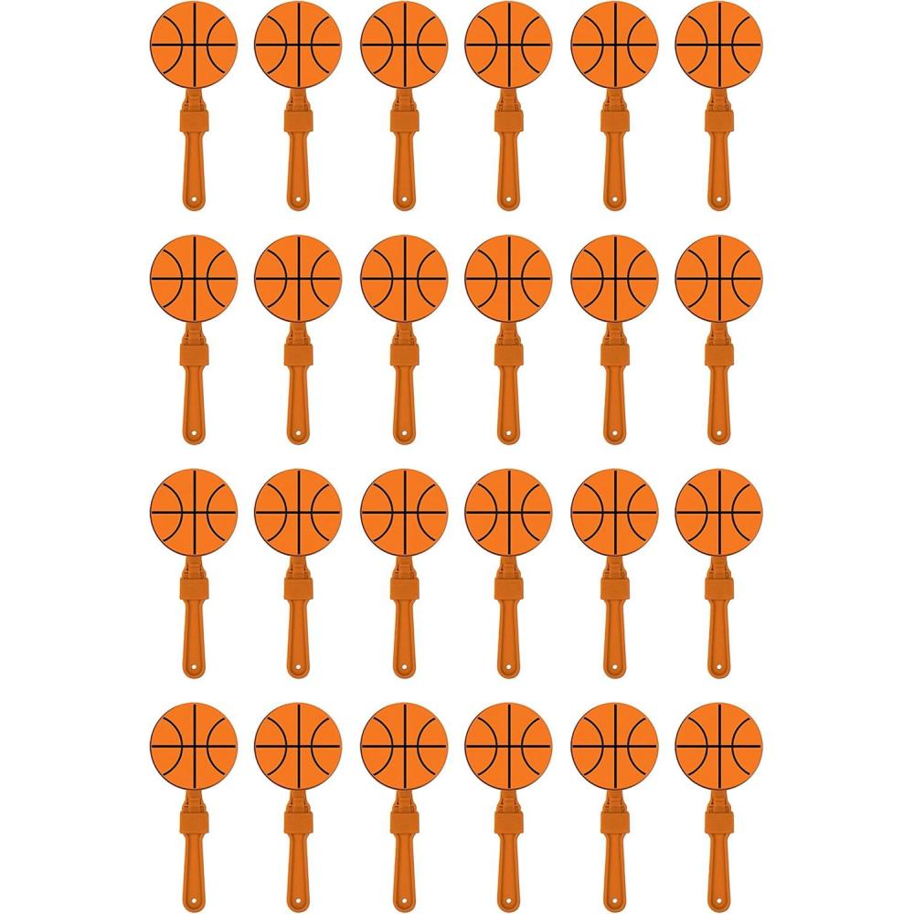 imageBeistle Basketball Clappers 12 Piece OrangeBlack1 Count Pack of 1