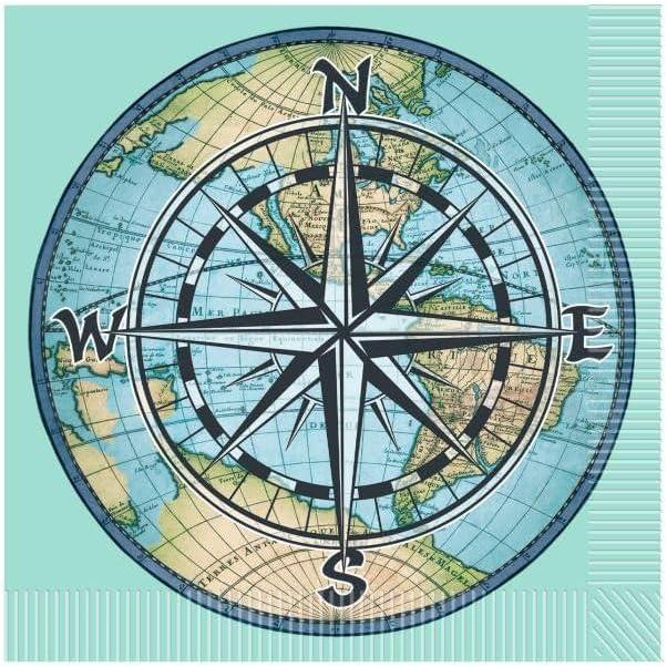 imageBeistle Bon Voyage Luncheon Napkins