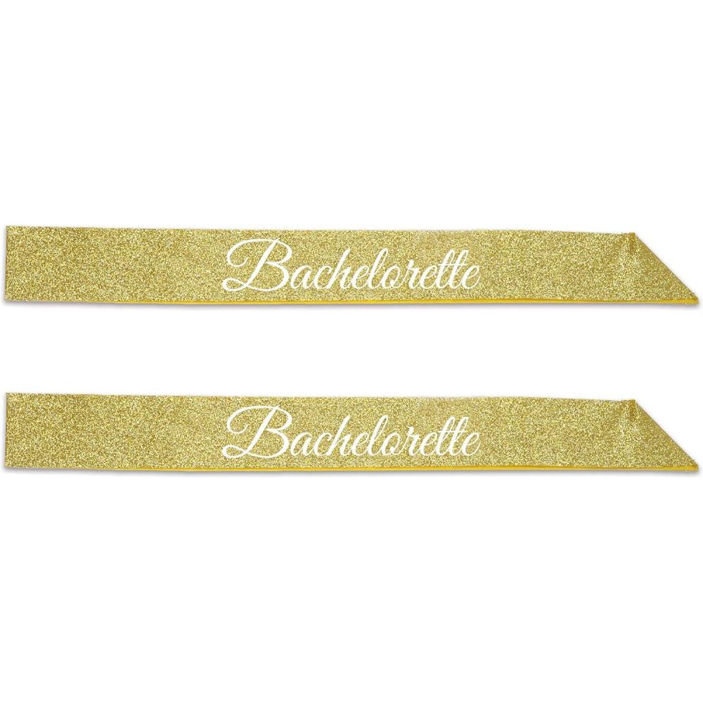imageBeistle Bride to be Satin Sash 33Inch by 4InchBachelorette Glittered Sash