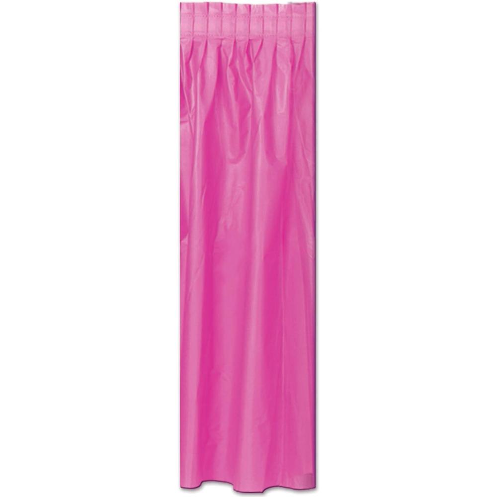 imageBeistle Burgundy Plastic Table SkirtingCerise