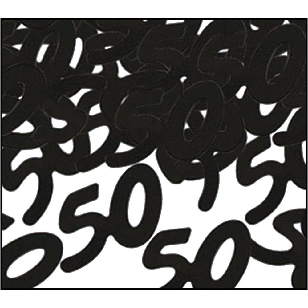 imageBeistle FanciFetti 50 Silhouettes Party Accessory Black 12 Ounce Per Package 50627BK
