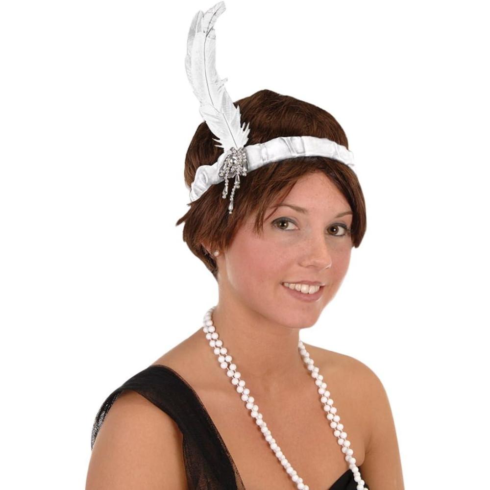 imageBeistle Flapper HeadbandFlapper Headband  White