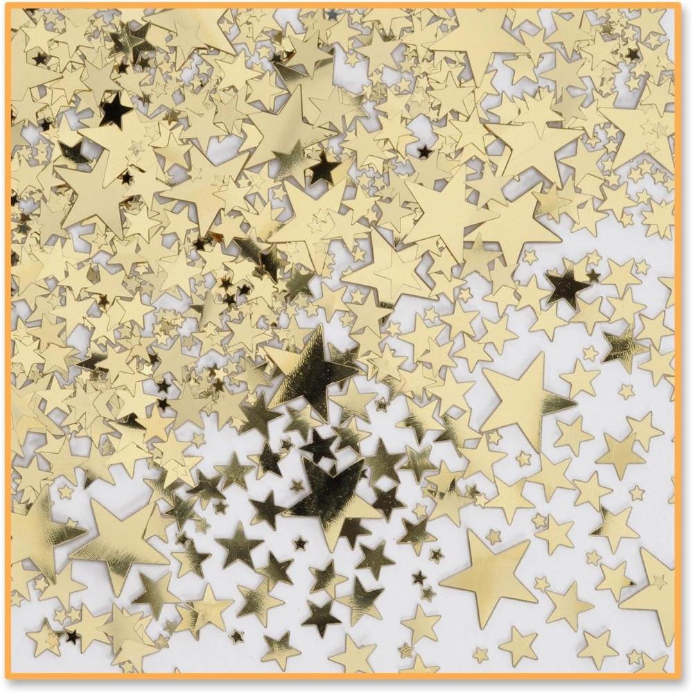 imageBeistle Gold Stars Confetti