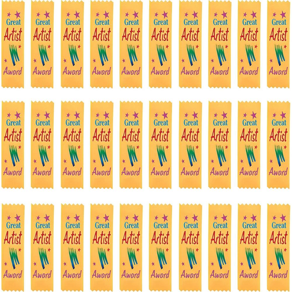 imageBeistle Great Artist Award Value Ribbons 112 by 614Inch 30Pack