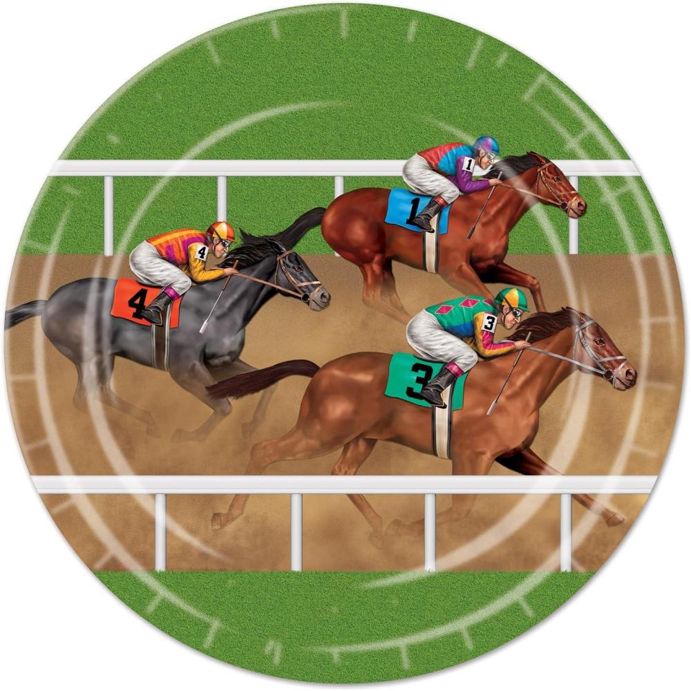 imageBeistle Horse Racing PlatesSet of 1