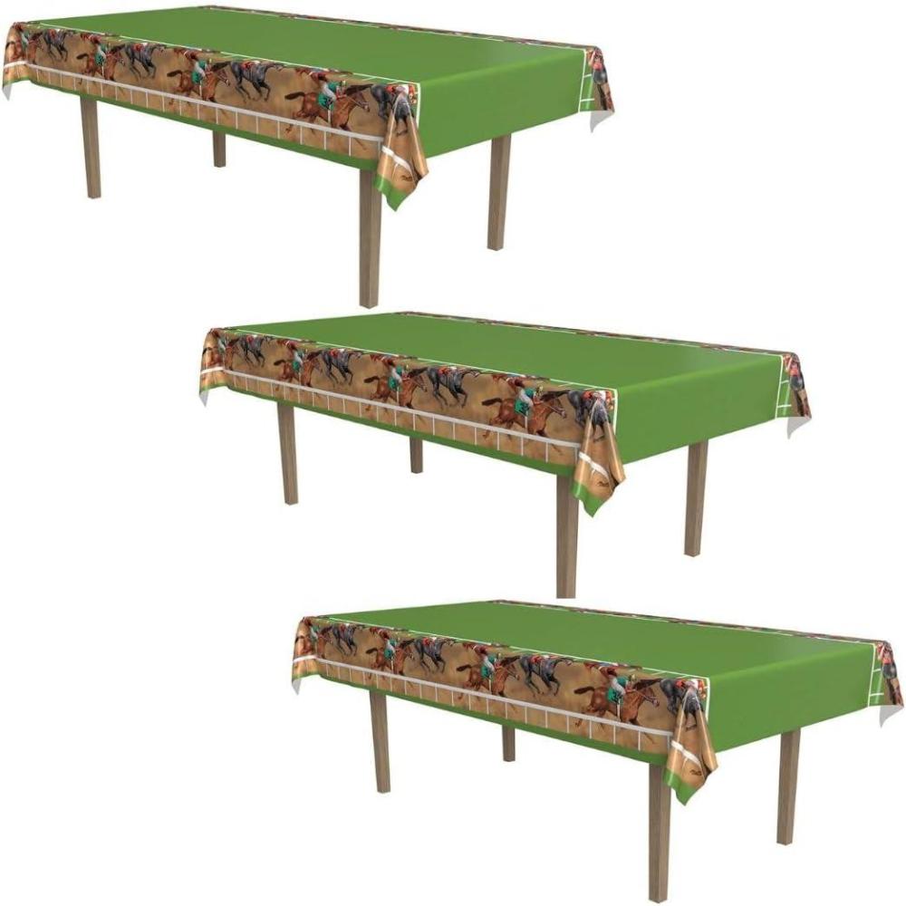 imageBeistle Horse Racing TablecoverHorseracing